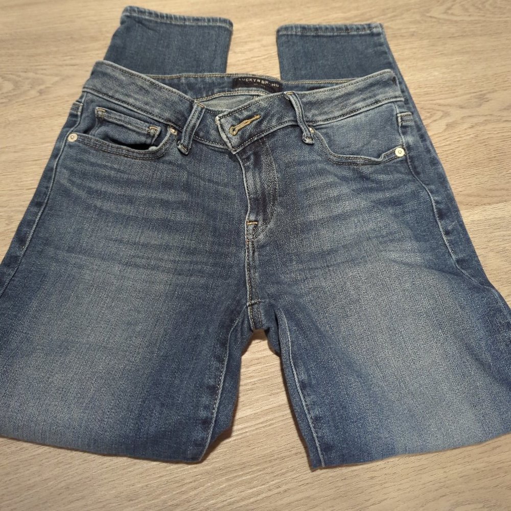 Lucky brand low rise crop Lolita jeans
